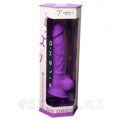 Фаллоимитатор SilexD Model 1 (17,6×3,5 см) с двойной плотностью фиолетовый от sex shop Extaz фото 4