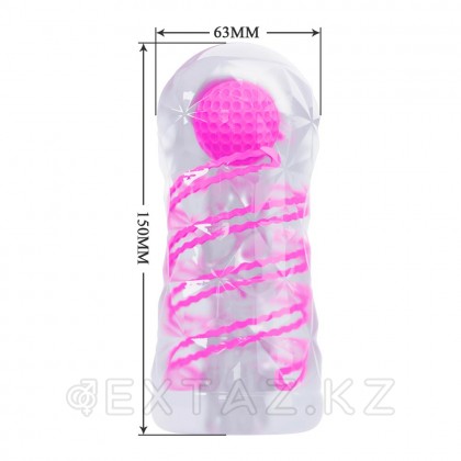 Мастурбатор от Pretty love с внутренним стимулятором в розовом цвете от sex shop Extaz фото 3