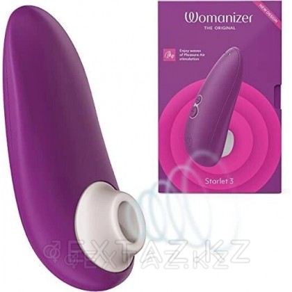 Бесконтактный клиторальный стимулятор Womanizer Starlet 3 фиолетовый от sex shop Extaz фото 2
