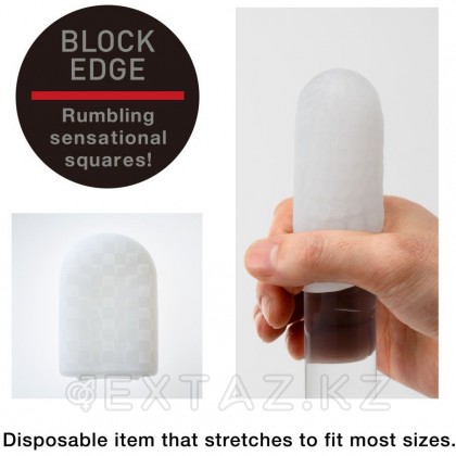 TENGA Pocket Мастурбатор Block Edge от sex shop Extaz фото 4
