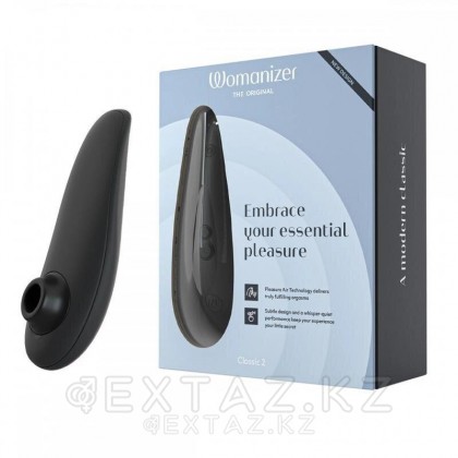 Бесконтактный клиторальный стимулятор Womanizer Classic 2 черный от sex shop Extaz фото 2