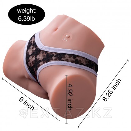 Реалистичный двойной мастурбатор Tracy с вибрацией от sex shop Extaz фото 15