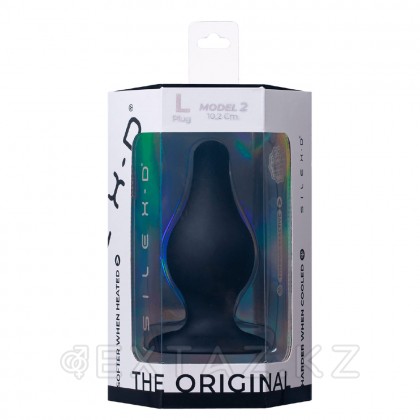 Анальный плаг SILEXD MODEL 2 черный L (10,2х4,5 см) от sex shop Extaz фото 8
