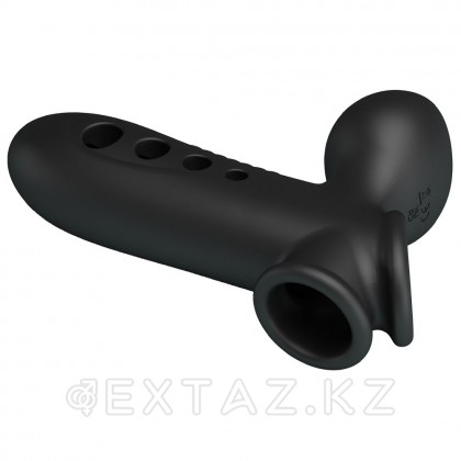Насадка на пенис с эффектом расширения «Pretty Love Airbag Penis Sleeve Tyronn» черная от sex shop Extaz фото 6