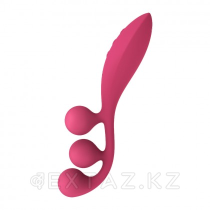 Мультифункциональный вибратор для тройной стимуляции Satisfyer Tri Ball 1 красный от sex shop Extaz