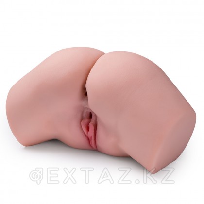 Реалистичный двойной мастурбатор Tracy с вибрацией от sex shop Extaz фото 2