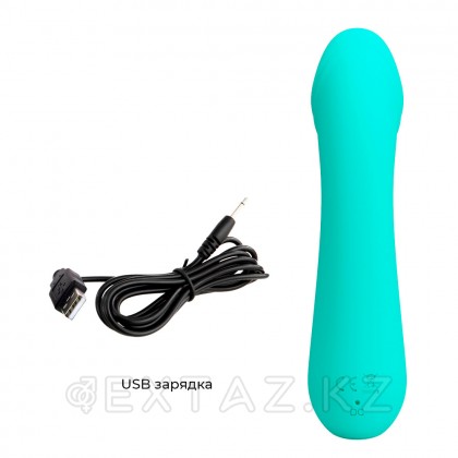Вибратор Cetus Super Soft (15 см) бирюзовый от sex shop Extaz фото 11