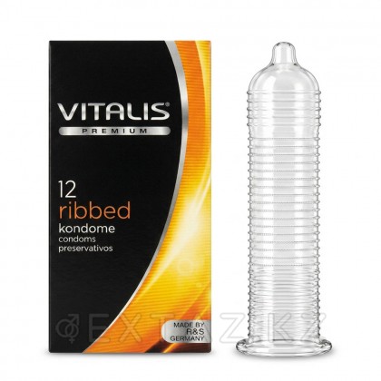 VITALIS №12 Ribbed Презервативы ребристые от sex shop Extaz