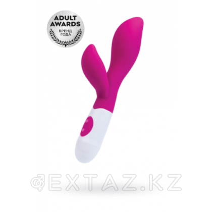 Вибратор с клиторальным стимулятором TOYFA A-Toys Lilu (силиконовый, розовый, 20 см) от sex shop Extaz фото 3