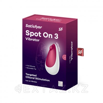 Стимулятор клитора Satisfyer Spot on 3, красный от sex shop Extaz фото 4