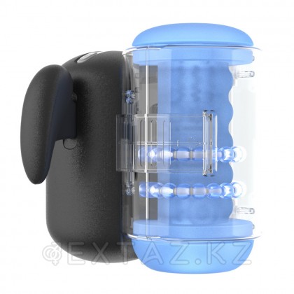 Инновационный робот-мастурбатор Black Knight с функциями пенетрации, вибрации и нагрева от Amovibe от sex shop Extaz фото 5