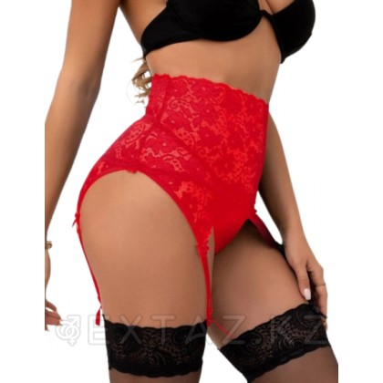 Пояс для чулок на высокой посадке Red Sexy Lace (XS-S) от sex shop Extaz