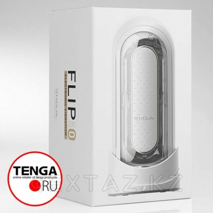 TENGA Мастурбатор Flip Zero с вибрацией белый от sex shop Extaz фото 6