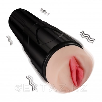 Реалистичный мастурбатор в тубе Dot с вибрацией от sex shop Extaz