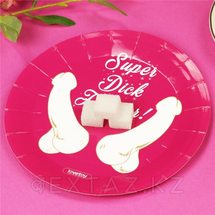 Бумажные тарелки Super Dick Forever (6 шт.) от sex shop Extaz фото 5