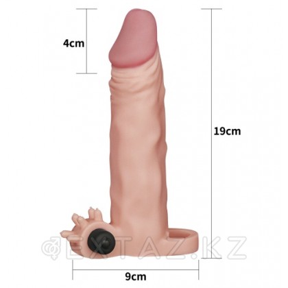 Увеличитель пениса с вибрацией (18,5*4,2) от sex shop Extaz фото 3