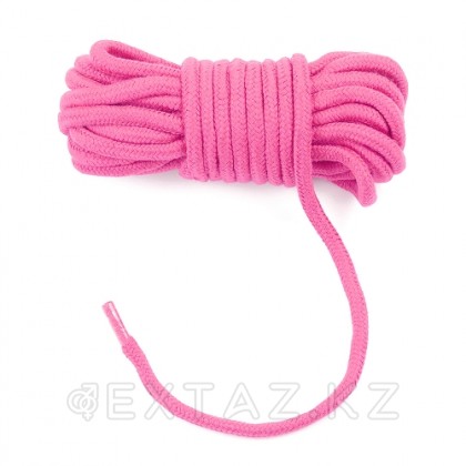 Верёвка для бондажа - 10 м. (розовая) от sex shop Extaz фото 4