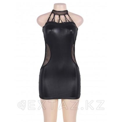 Сексуальное платье с ремешками на груди и прозрачными вставками Lady (XL-2XL) от sex shop Extaz фото 3