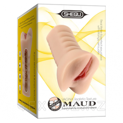 Реалистичный мастурбатор в виде вагины и половых губ Maud от sex shop Extaz фото 8