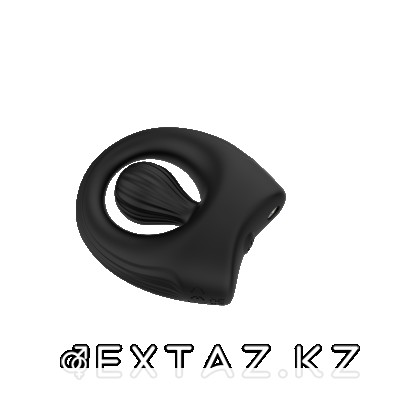 Эрекционное виброкольцо с дополнительным стимулятором и пультом ДУ от sex shop Extaz фото 6