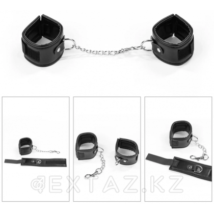 Fetish набор: маска, наручники, пуховка от sex shop Extaz фото 4