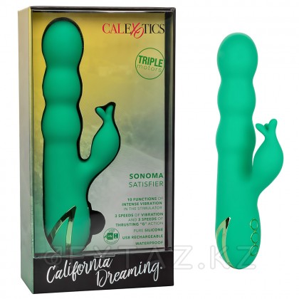 Вибратор-кролик мультискоростной CalExotics California Dreaming Sonoma Satisfier (12.75 x 3.25 см) от sex shop Extaz фото 11