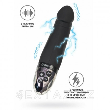 Вибратор Mystim Real Deal Neal с электростимуляцией, черный от sex shop Extaz фото 12