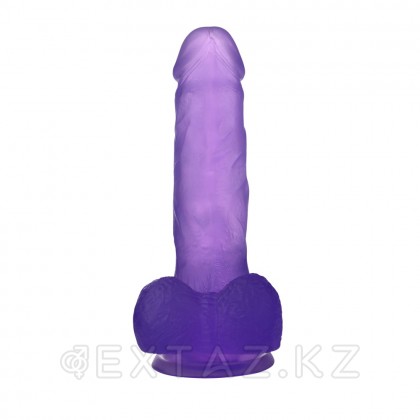 Полупрозрачный фаллоимитатор - medium purple (17.Φ3.5)  от sex shop Extaz фото 6
