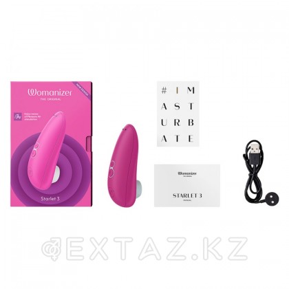 Бесконтактный клиторальный стимулятор W-Starlet 3 розовый от sex shop Extaz фото 3