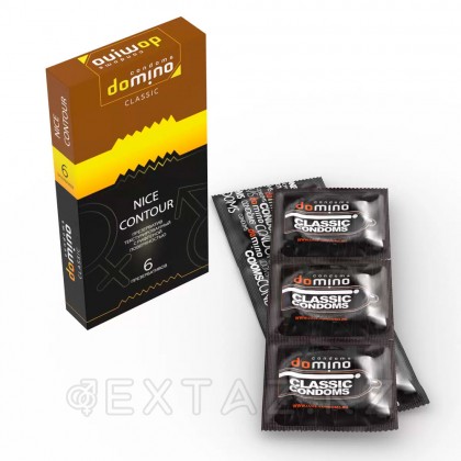 Презервативы DOMINO CLASSIC Nice Contour, с рифленой поверхностью, 6 шт от sex shop Extaz фото 3