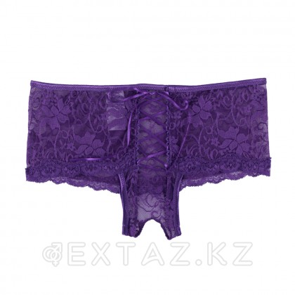 Трусики на завязках с доступом лиловые (XL-2XL) от sex shop Extaz фото 2