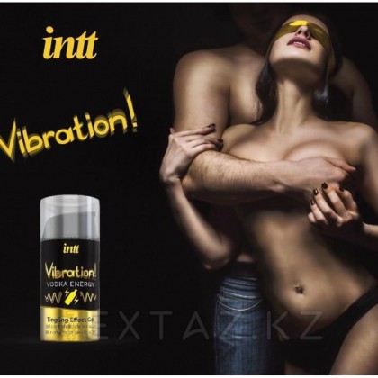 Возбуждающий гель с эффектом вибрации Vibration! Vodka energy (15 мл.) от INTT от sex shop Extaz фото 2