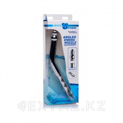 Сопло для анального душа Angled Enema Nozzle, серебристый от sex shop Extaz фото 4