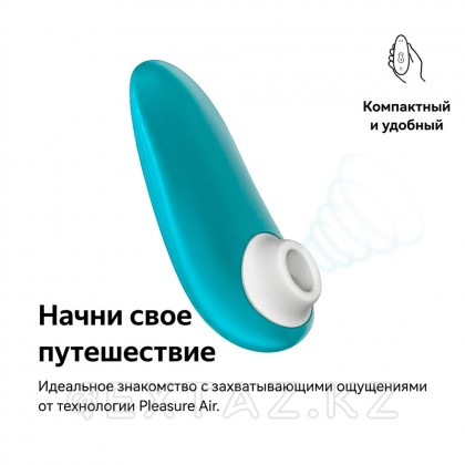 Бесконтактный клиторальный стимулятор Womanizer Starlet 3, бирюзовый от sex shop Extaz фото 6