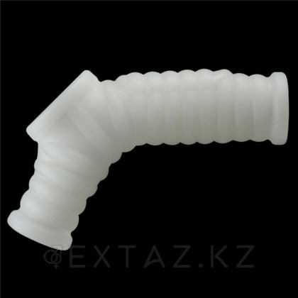 Насадка на пенис с вибрацией с рукавом для мошонки Wave Knights Ring (14,4*2,8) от sex shop Extaz фото 4