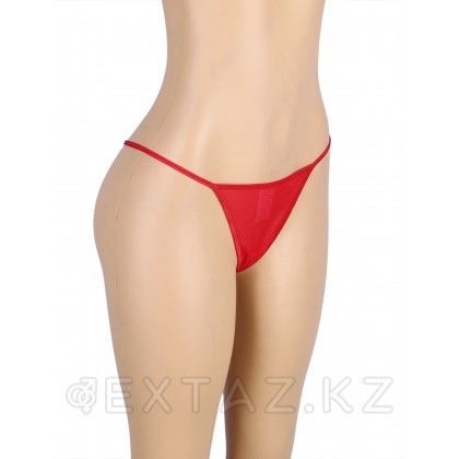G-стринги со стразами красные (XL-2XL) от sex shop Extaz фото 5