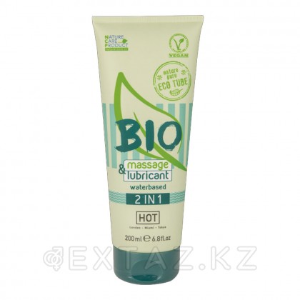 Интимный массажный гель 2 в 1 HOT BIO на водной основе 200 мл. от sex shop Extaz