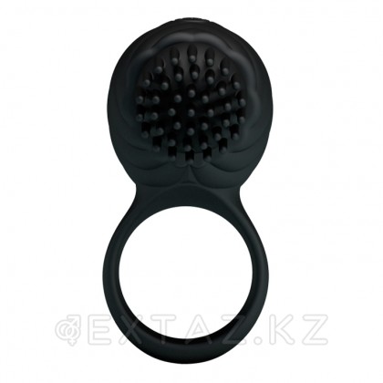 Виброкольцо с мощной стимуляцией клитора (на зарядке USB) чёрный от sex shop Extaz фото 3