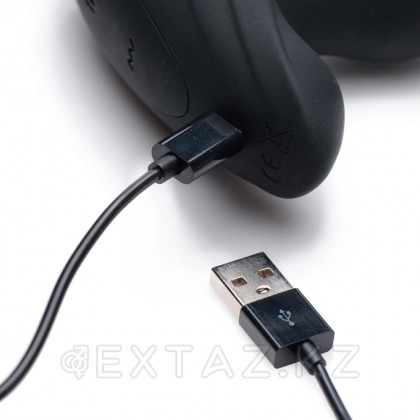 Thunderplugs Vibrating & Thrusting Remote Control Silicone Anal Plug - анальная пробка с вибрацией и толчками, 15.2х3.8 см (чёрный) от sex shop Extaz фото 5