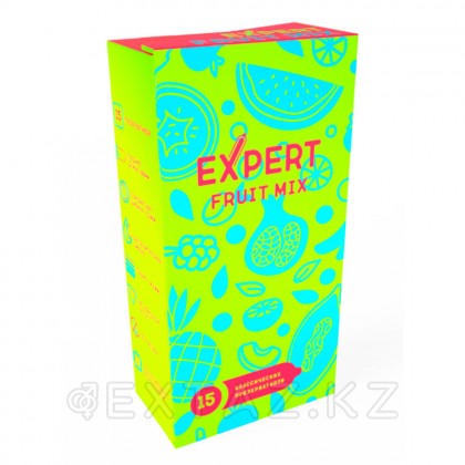 Презервативы EXPERT Fruit Mix, фруктовые ароматизированные, 15 шт от sex shop Extaz фото 2