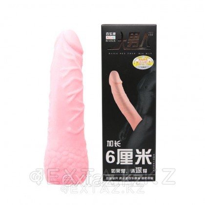 Насадка реалистик с пупырышками от sex shop Extaz фото 3