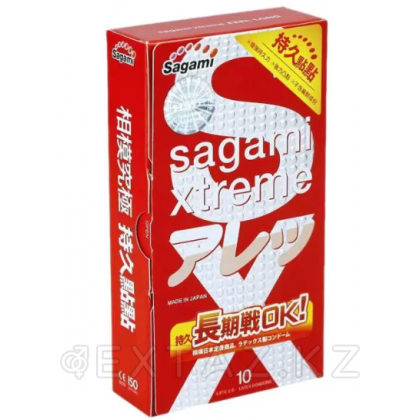 Презервативы Sagami xtreme feel long 10 шт. (ультрапрочные) от sex shop Extaz фото 3