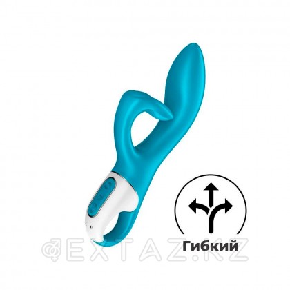 Вибратор-кролик Embrace me berry Satisfyer, бирюзовый от sex shop Extaz