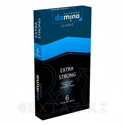 Презервативы DOMINO CLASSIC Extra Strong, особопрочные, 6 шт от sex shop Extaz фото 2