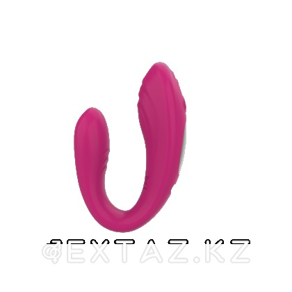 Вибратор с двойной стимуляцией для пар и пультом ДУ от sex shop Extaz фото 5