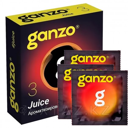 Презервативы ароматизированные Ganzo Juice Black Edition, цветные, 3 шт. от sex shop Extaz фото 3