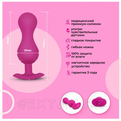 Gvibe Gballs 3 App Petal Rose - умный тренажёр Кегеля, 8х3 см от sex shop Extaz фото 7