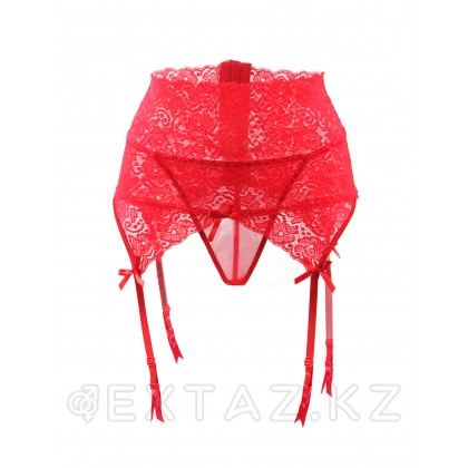 Пояс для чулок на высокой посадке Red Sexy Lace (3XL) от sex shop Extaz фото 12