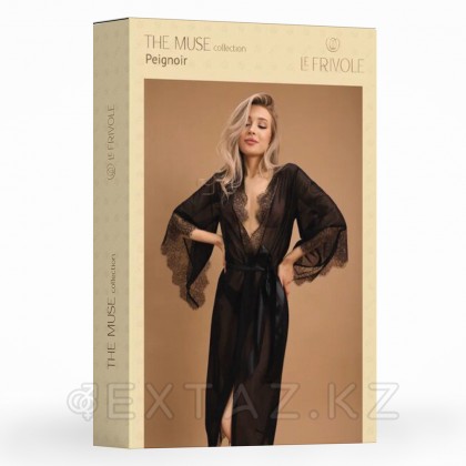 Элегантный пеньюар с отделкой кружевом (Muse) (L/XL) от sex shop Extaz фото 2