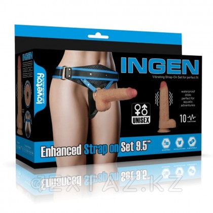 Страпон с вибрацией Ingen 9,5 (пояс+дилдо) XS/S/M от sex shop Extaz фото 4